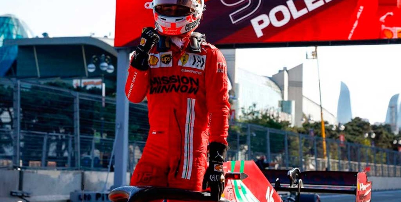 Segunda "pole position" consecutiva para Leclerc en la Fórmula 1