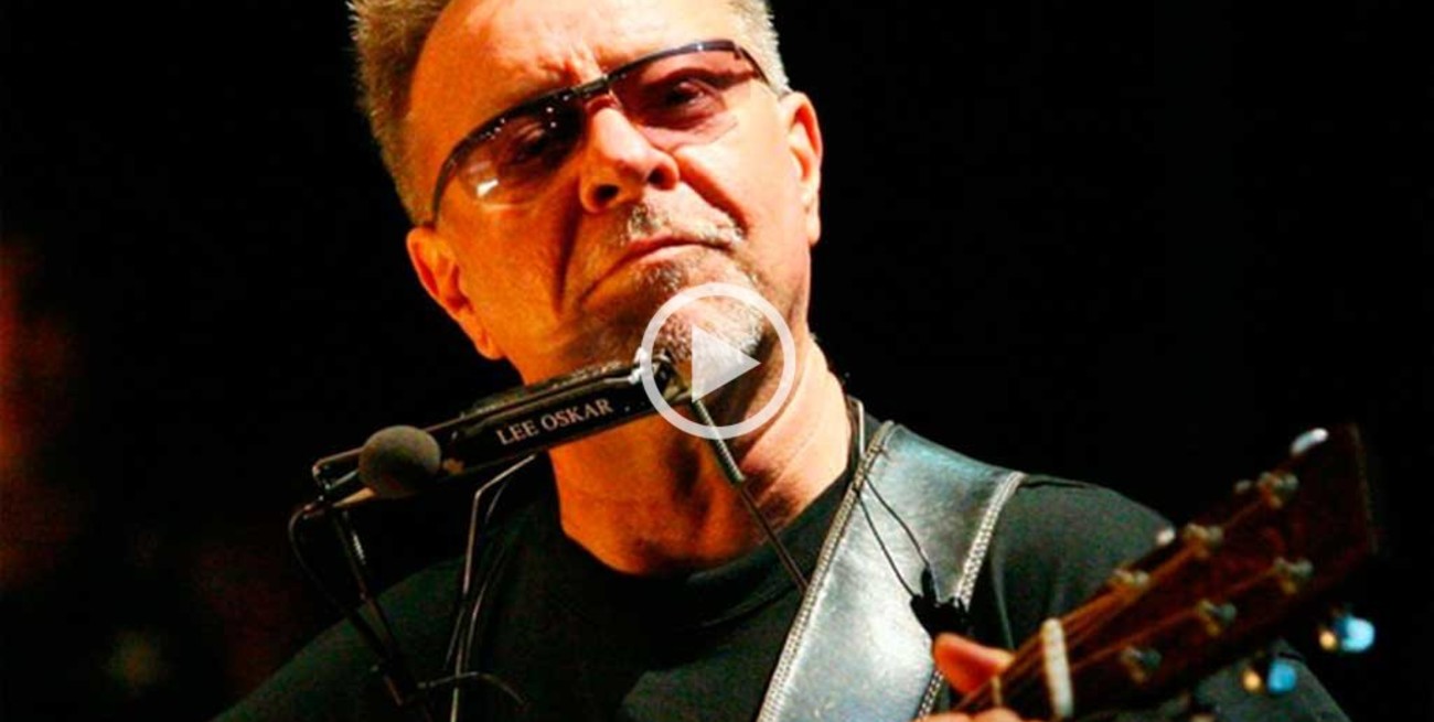 Video: León Gieco saludó al personal del Hospital Cullen