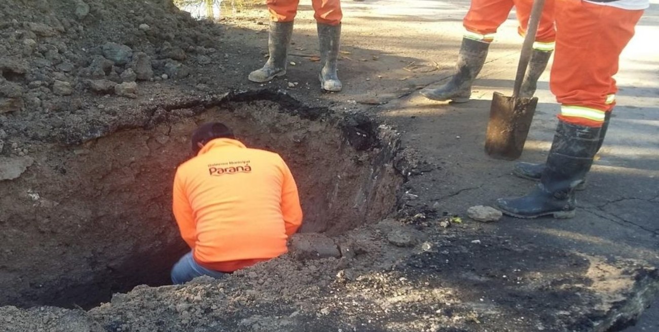Cortan el servicio de agua potable en un sector de Paraná