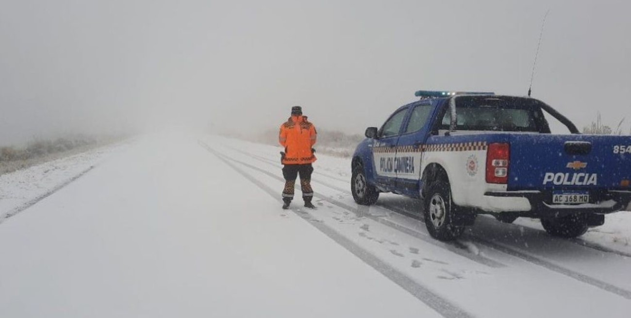 Volvió a nevar en las Altas Cumbres de Córdoba