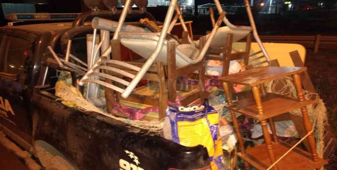 Recuperan elementos sustraídos de una casa