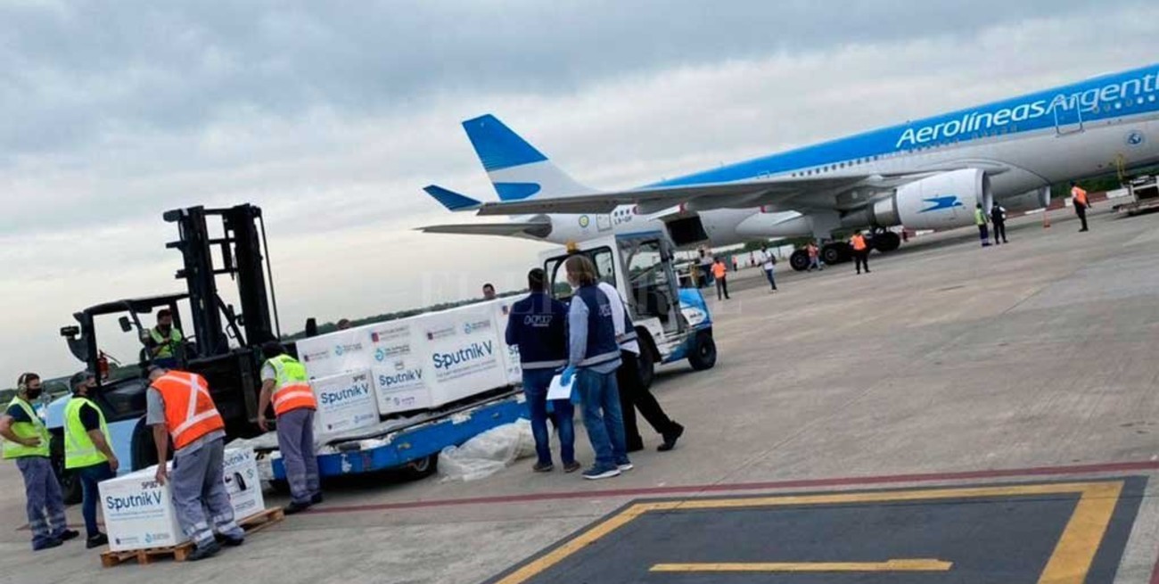 Llegaron 220 mil nuevas dosis de la Sputnik V