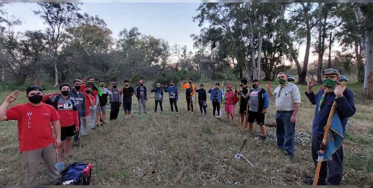 Los pibes scouts, sus 10 años y la meta: mejorar la vida de un barrio postergado  