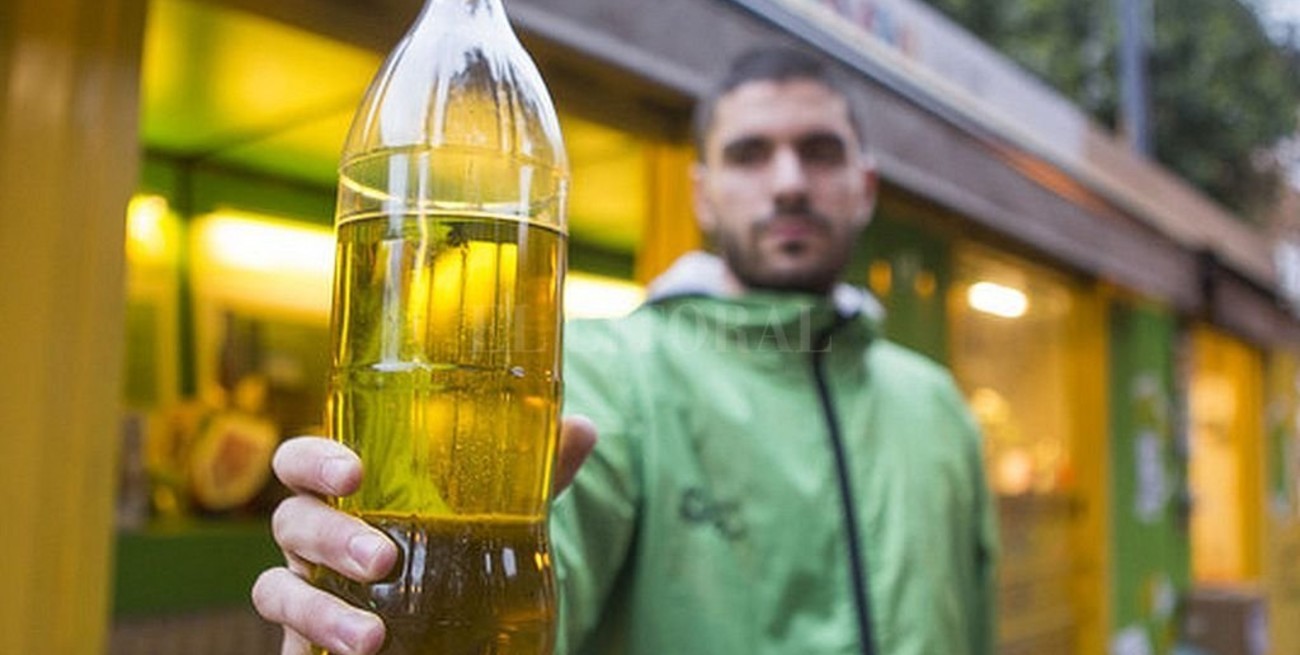 Sastre: alumnos recolectan aceite comestible y lo transforman en jabón