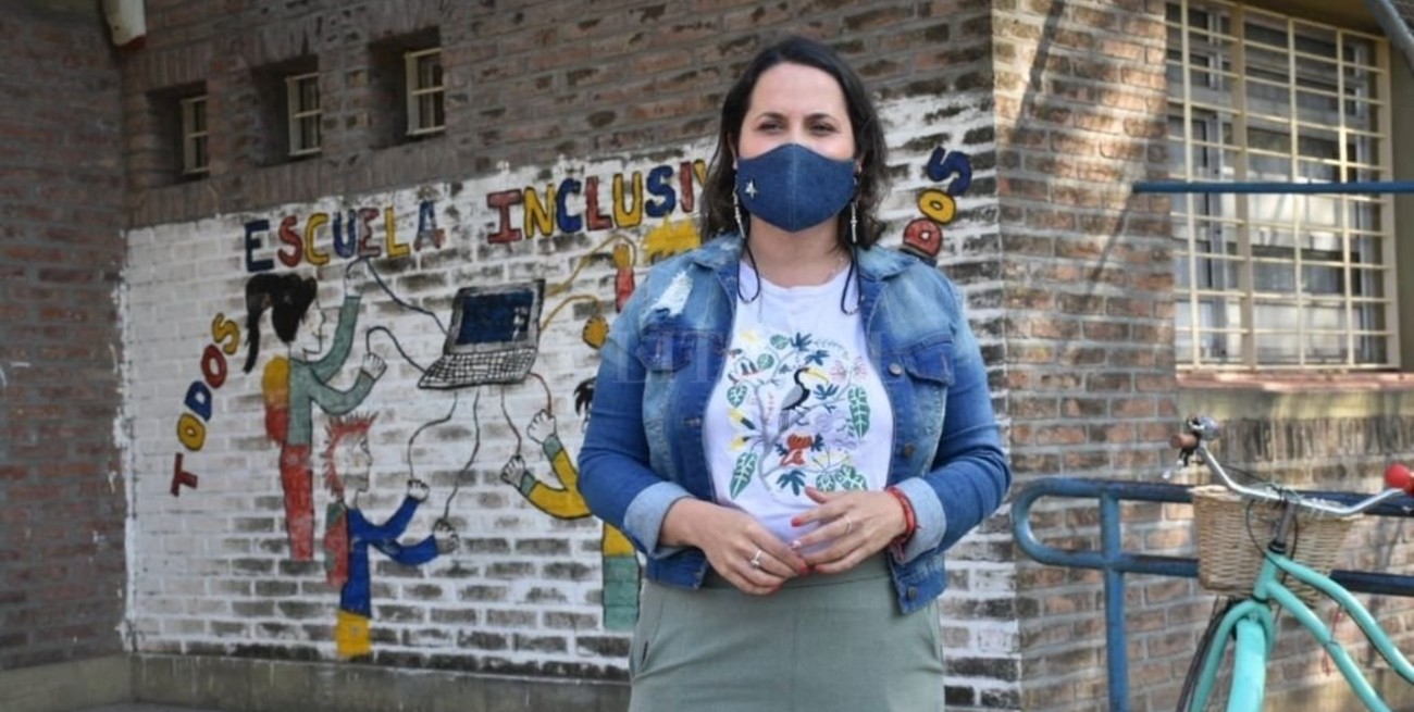 Votó Jorgelina Mudallel: "estoy esperanzada de que lo santafesinos van a ir a votar"