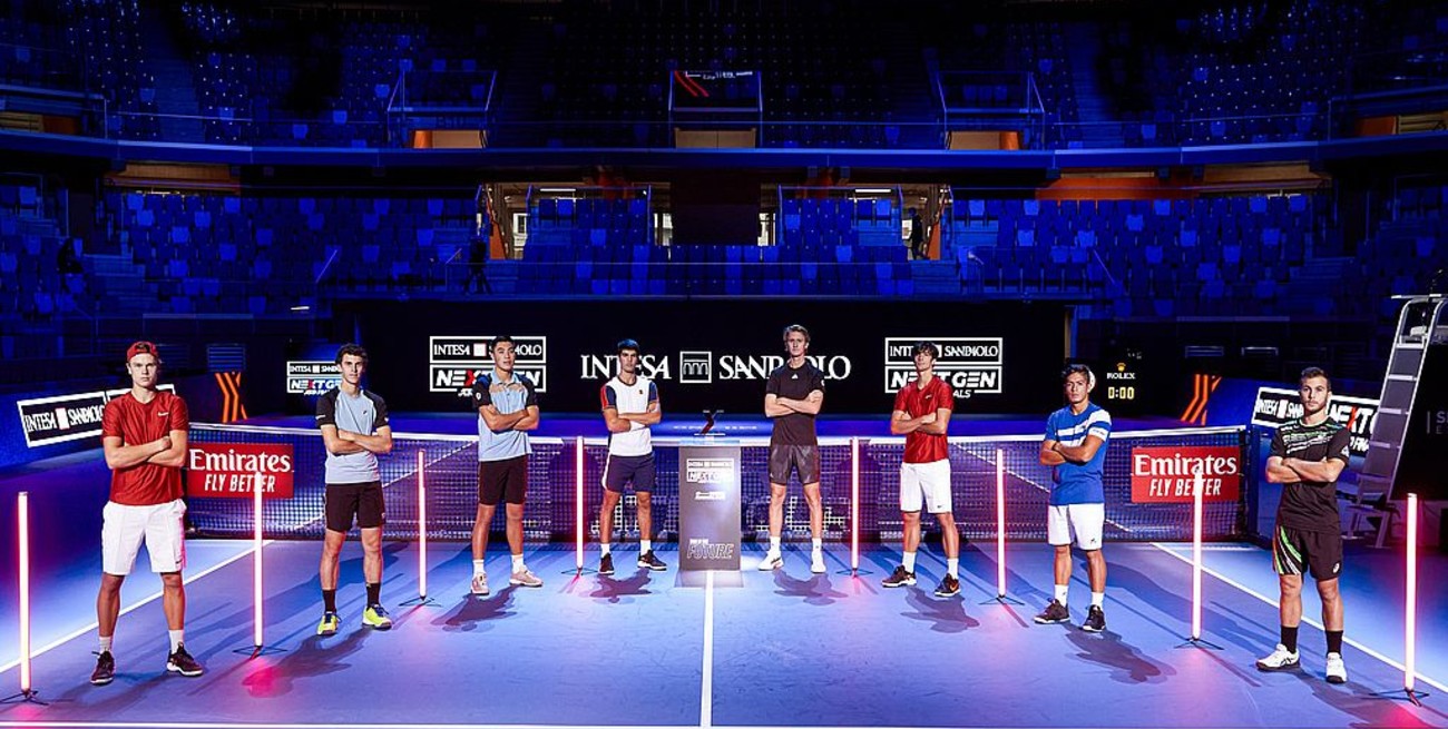 Con los argentinos Cerúndolo y Báez, comienza el Next Gen Finals en Milán