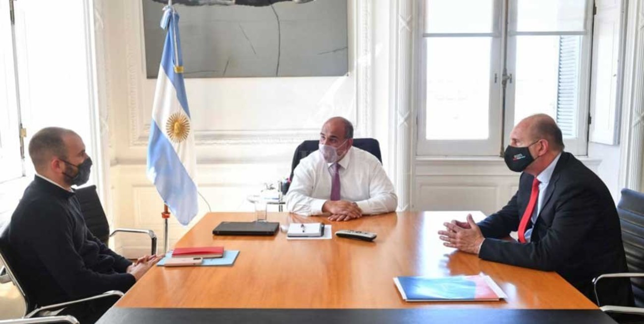 Perotti en la Rosada: reunión con   7 ministros y saludo al presidente