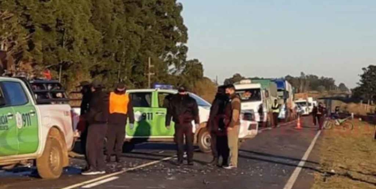 Una mujer murió en un choque frontal en una ruta de Corrientes