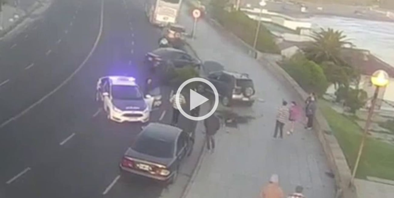 "Si nos matamos, nos matamos": se conoció otro video del impactante choque en Mar del Plata