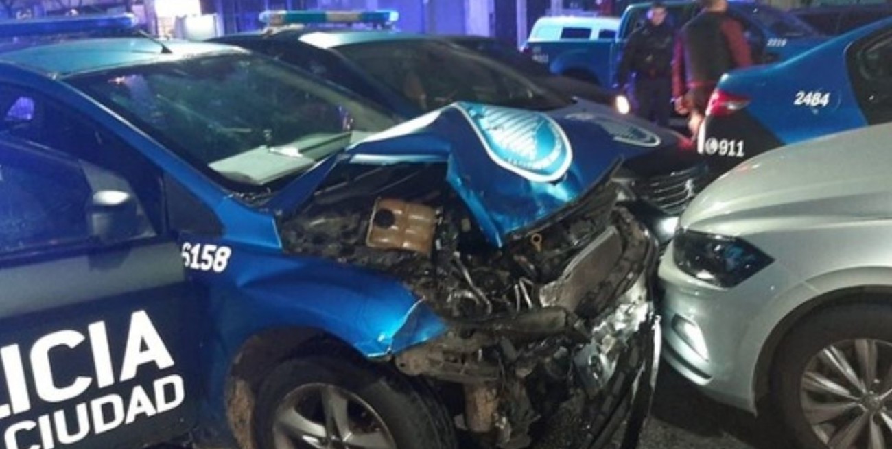 Persecución, choque y detención en plena ciudad de Buenos Aires