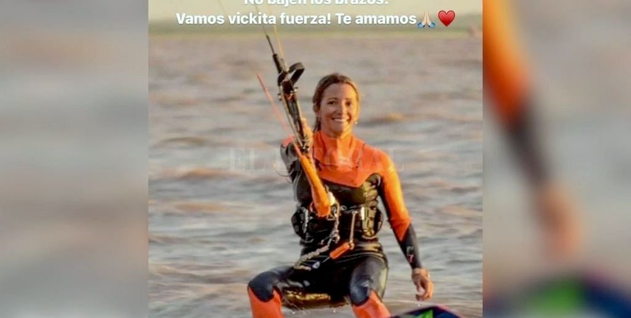 Piden colaboración a embarcaciones uruguayas en la búsqueda de la kitesurfista desaparecida