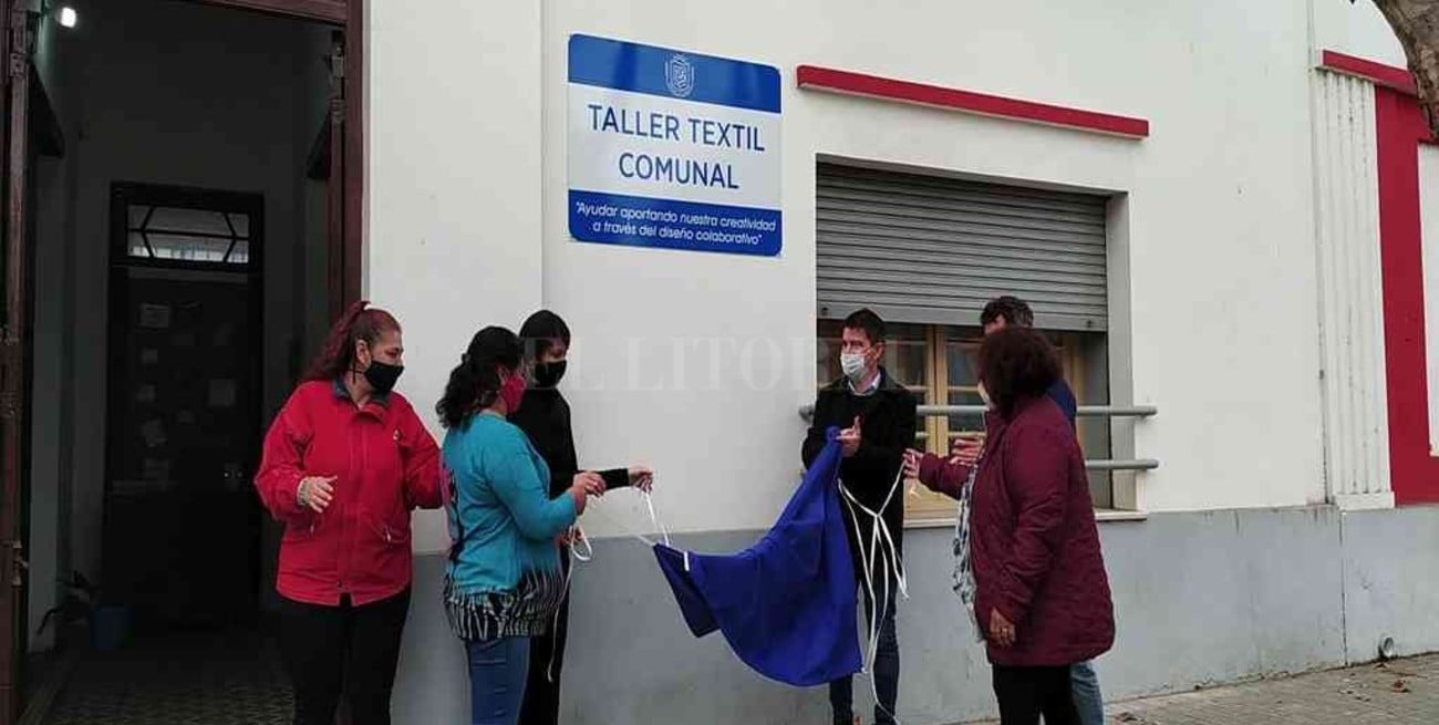 Bigand: proponen transformar un taller textil comunal en cooperativa