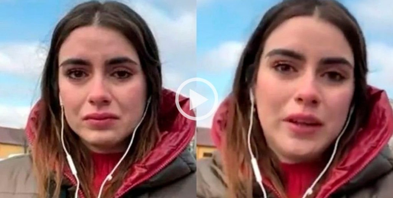 Video: el camarógrafo de una cronista argentina en Ucrania y su emotivo pedido en medio de la guerra