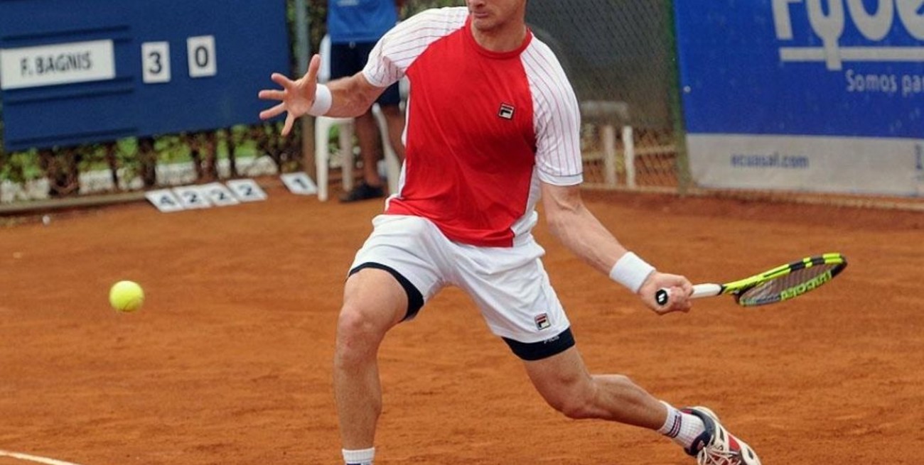 El santafesino Bagnis pasó a la segunda ronda del Abierto de Santiago de Chile