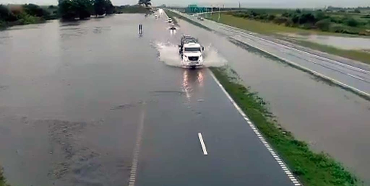 Video: rutas de Santa Fe complicadas por la lluvia