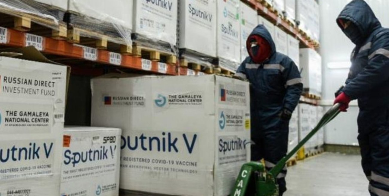 El gobierno devolvió a Rusia 1,3 millones de segundas dosis de vacunas Sputnik V