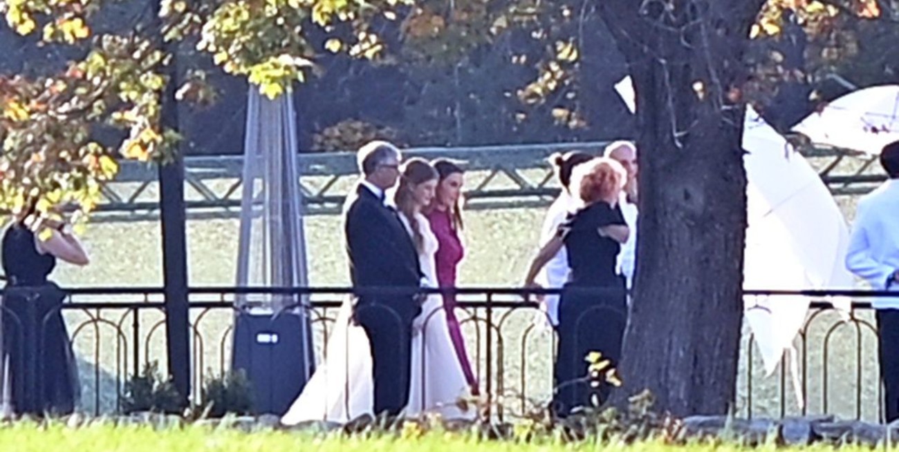 Bill Gates y Melinda French se reencontraron en la boda de su hija