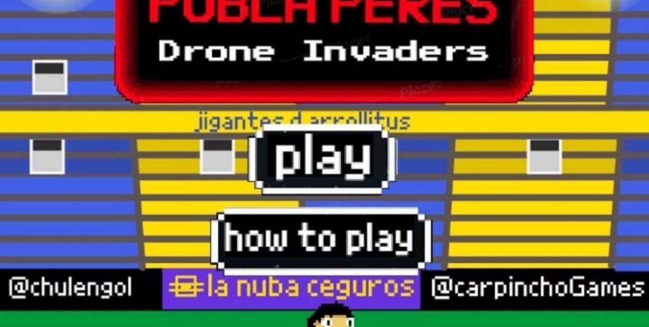 El videojuego en el que Pablo Pérez destruye drones y esquiva amarillas