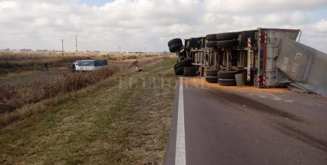 Murió una mujer en un choque frontal
