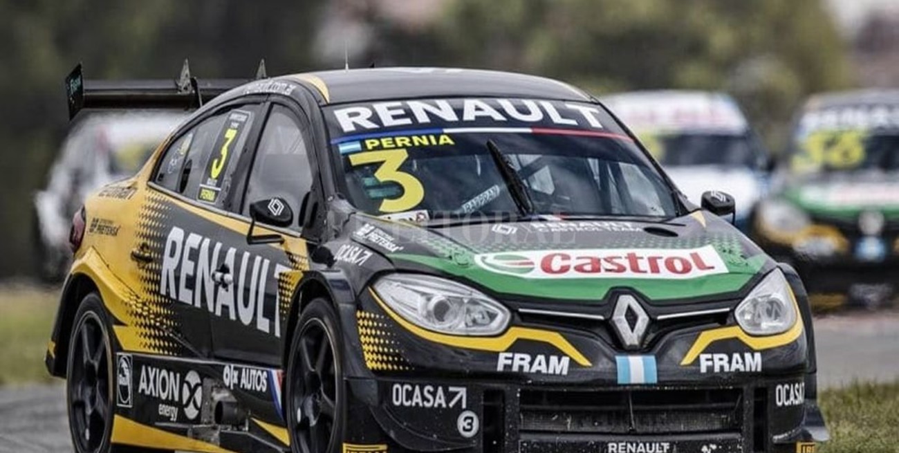 Pernía fue el más rápido en las prácticas