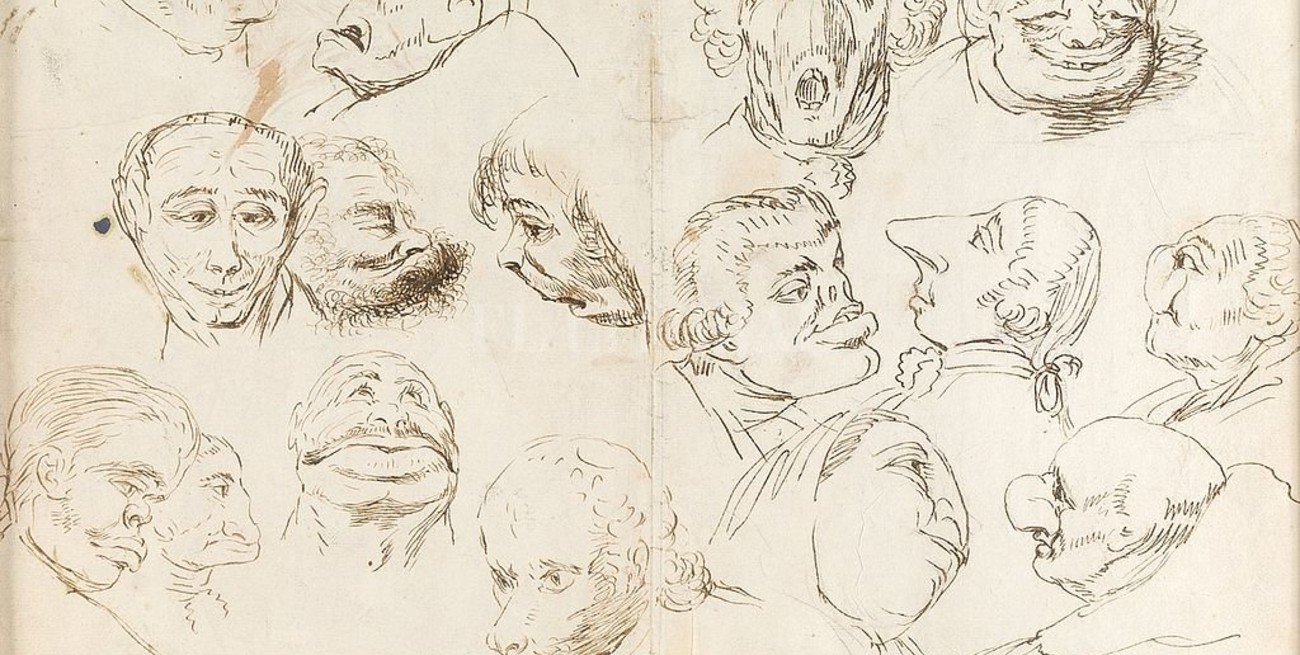 Se subasta uno de los dibujos de Goya que incluye un autorretrato del pintor