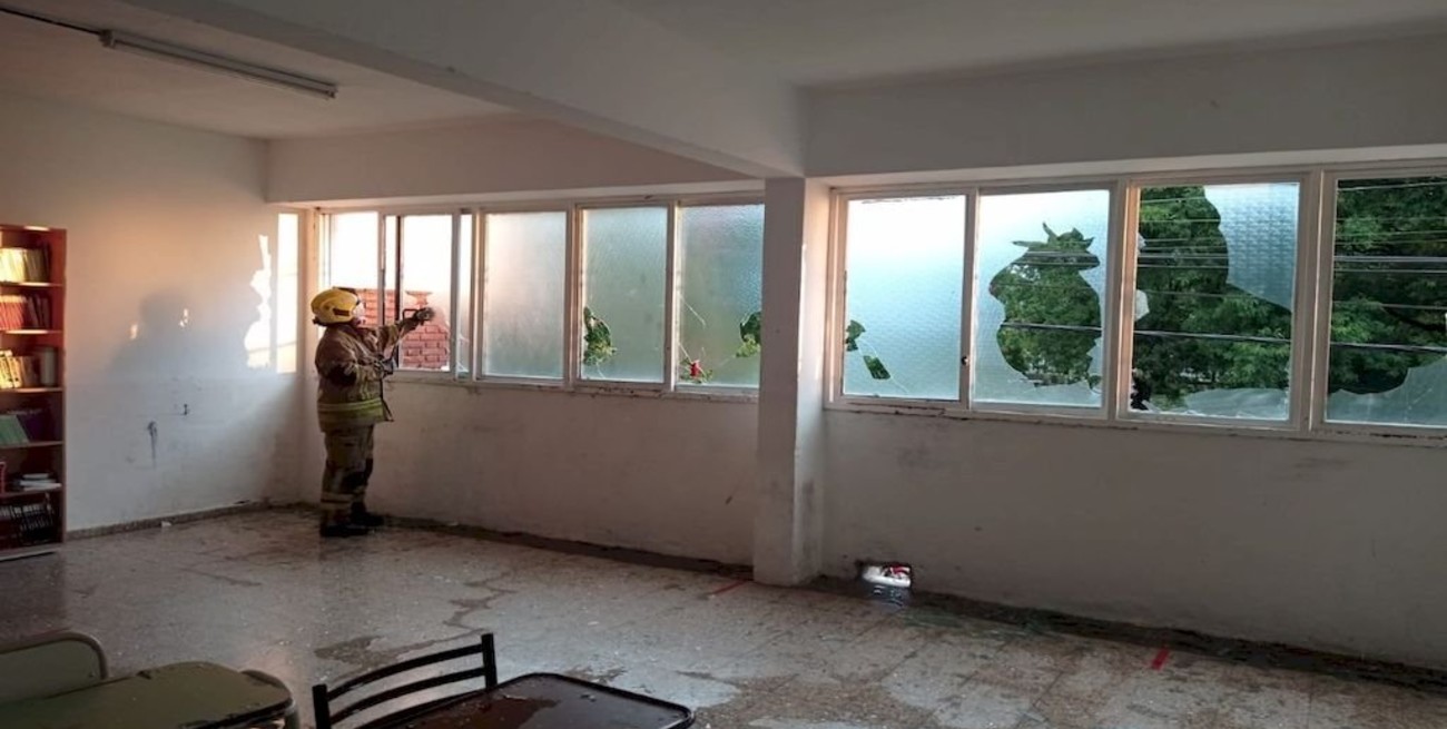 En Roldán no pudieron volver a clases por los daños que causó la tormenta