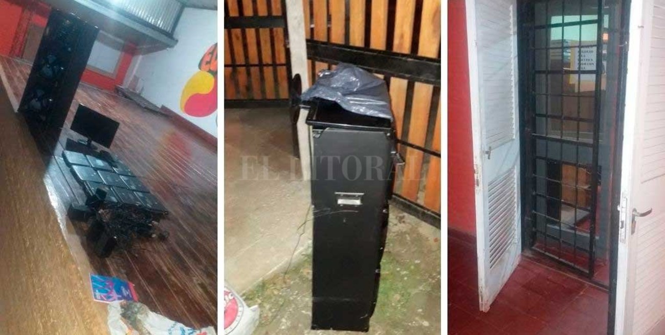 Hallan elementos robados a  una escuela de Sauce Viejo