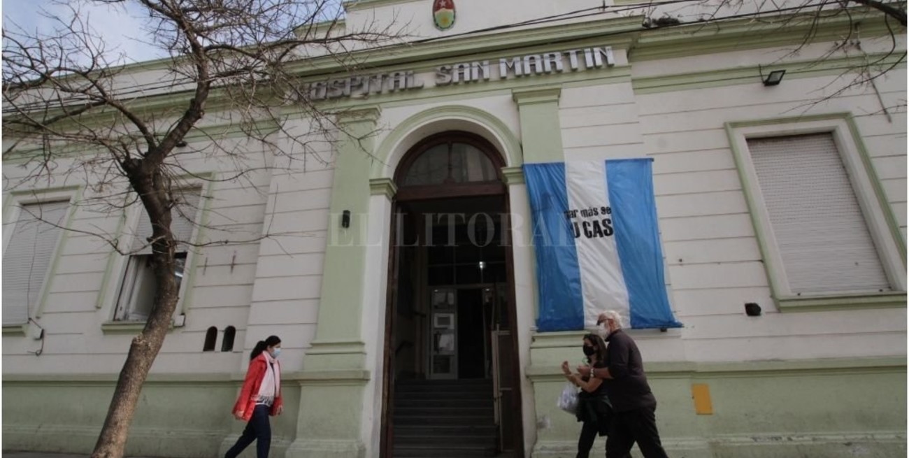 Paraná: el hospital San Martín posee ocupación plena y se ve obligado a derivar