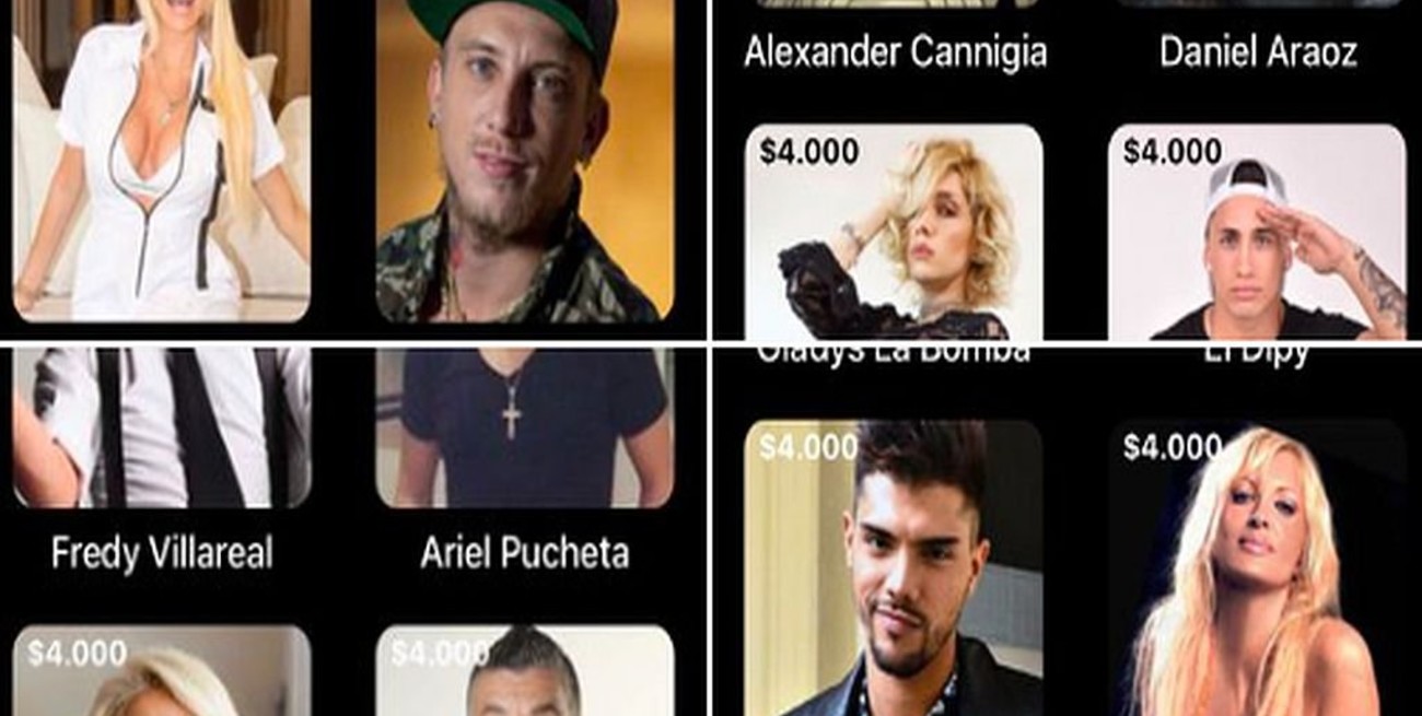 Famosos argentinos cobran en dólares por enviar saludos a sus fans