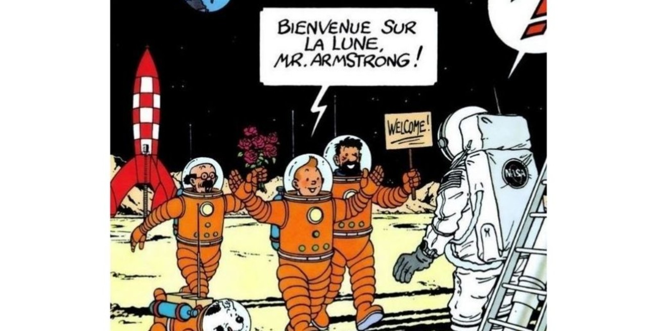 A la Luna con Tintín