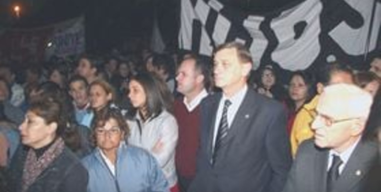 Binner habló en el acto