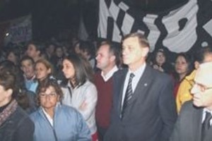 Binner habló en el acto