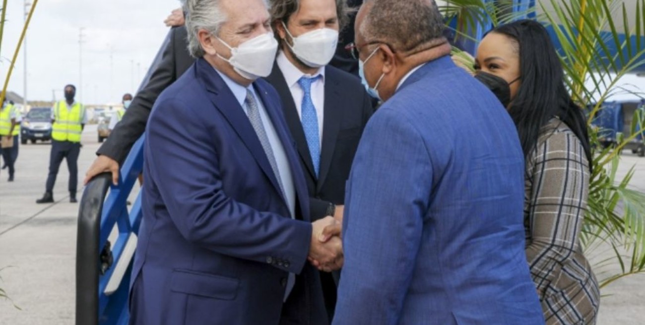 Alberto Fernández se reúne con la primera ministra de Barbados