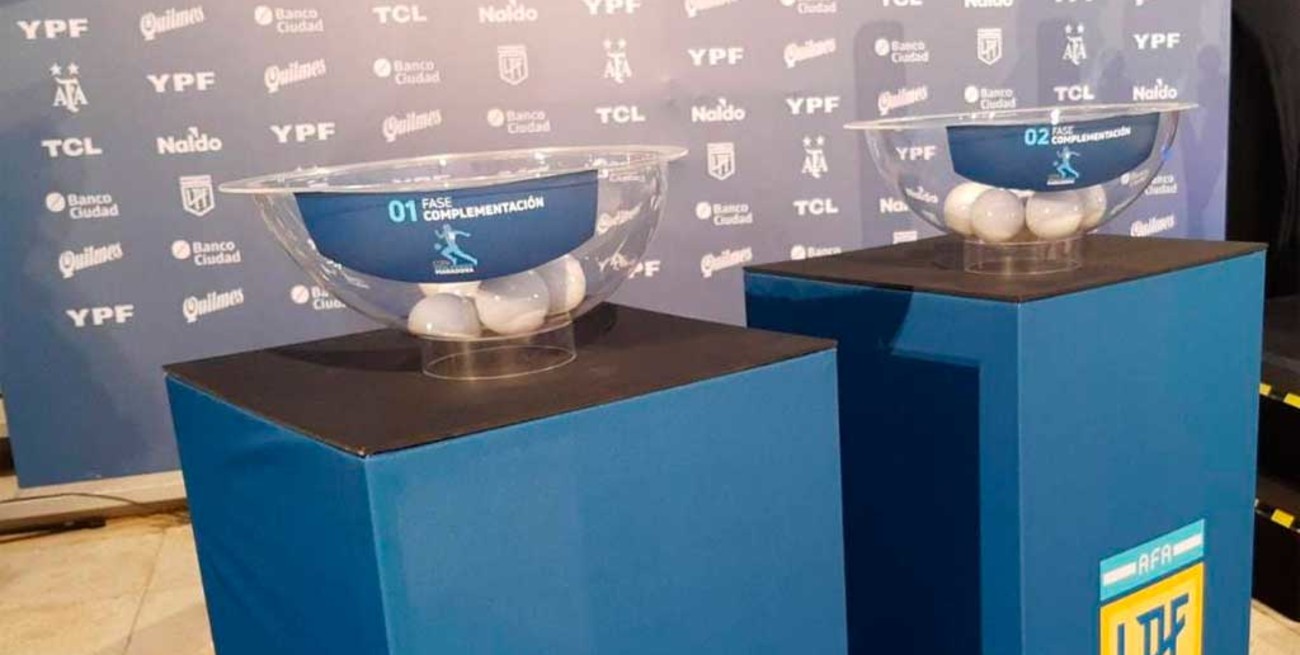 Se sorteó la fase final de la Copa Diego Maradona: así quedaron los grupos