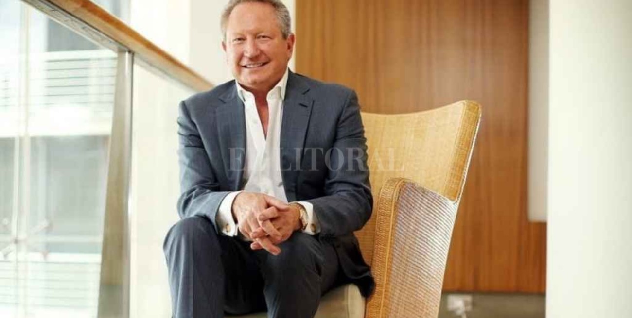 Andrew Forrest, el millonario que invertirá USD 8.400 millones en Argentina para producir hidrógeno verde
