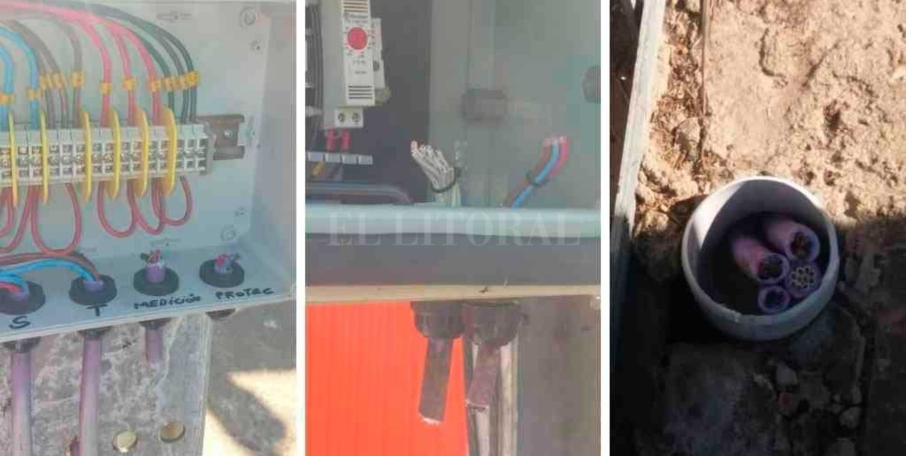 Laguna Paiva se quedó sin luz por el robo de cables