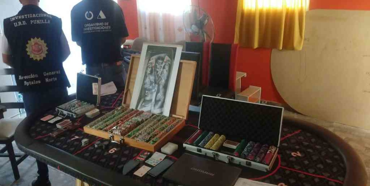 Múltiples allanamientos con dos detenidos por póker clandestino