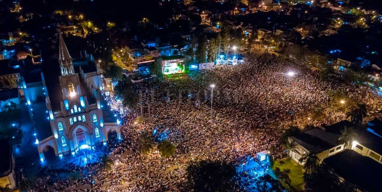 Una multitud asistió al cierre del Festival de Guadalupe