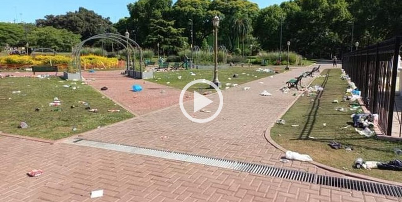 Video: tres adolescentes heridos tras una "batalla campal" en Parque Chacabuco