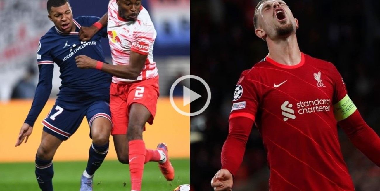 Champions League: sin Messi, PSG empato 2 a 2 y Liverpool vapuleó al Atlético de Simeone