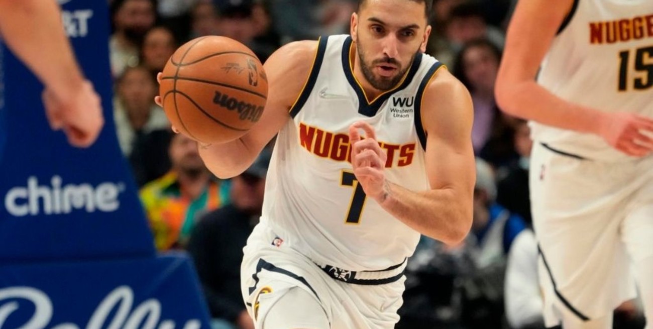 Poca participación de Facundo Campazzo en el triunfo de los Nuggets