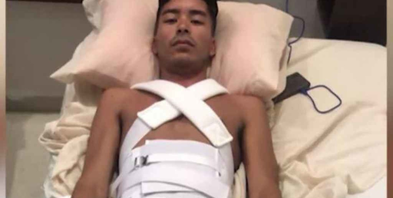 Regresó a Córdoba el joven que se accidentó y quedó postrado en México