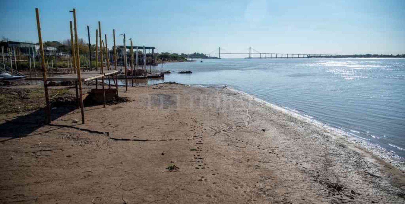 El río Paraná llegó a 0,13 metros en Rosario y seguiría bajando