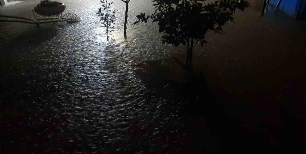 Fuerte temporal en San Juan dejó inundaciones en diferentes puntos de la provincia