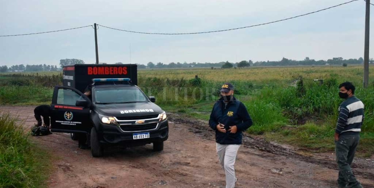 Hallan un muerto en un campo de soja