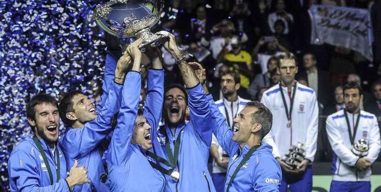 La risueña referencia de Del Bonis, a 5 años de la única Copa Davis :"Me sentí el Burruchaga del tenis"