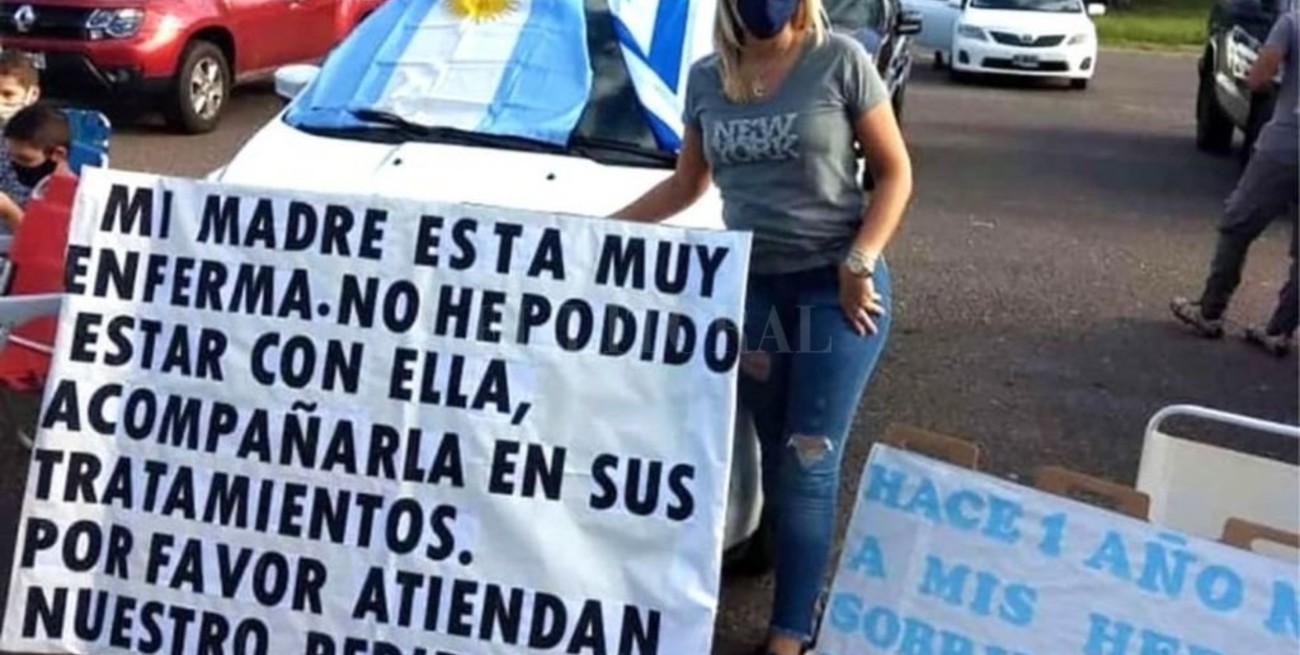 Unidos por el puente y el corazón, separados por un cierre de fronteras sin fin