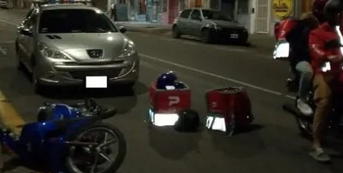 Paraná: un conductor de 78 años en estado de ebriedad atropelló a una repartidora de comidas