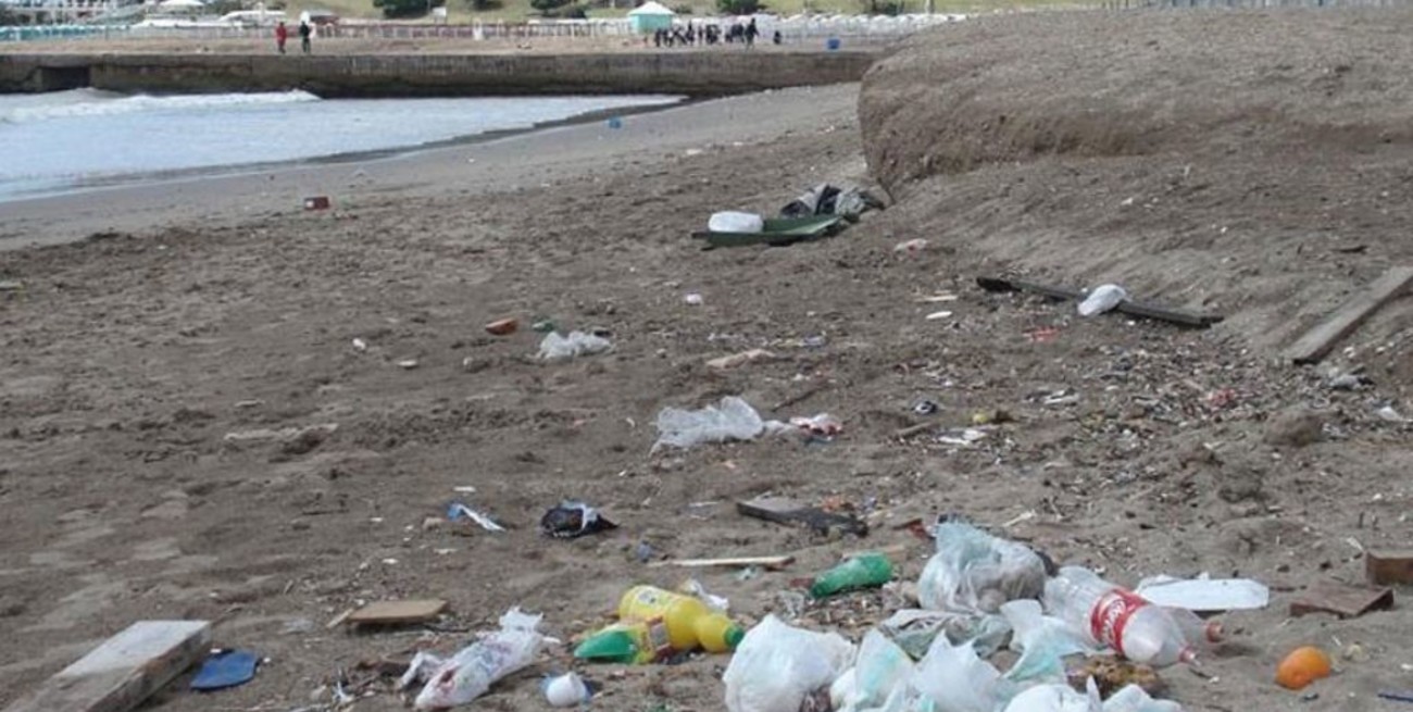 Costa Atlántica: más del 80% de los residuos encontrados en las playas son plásticos