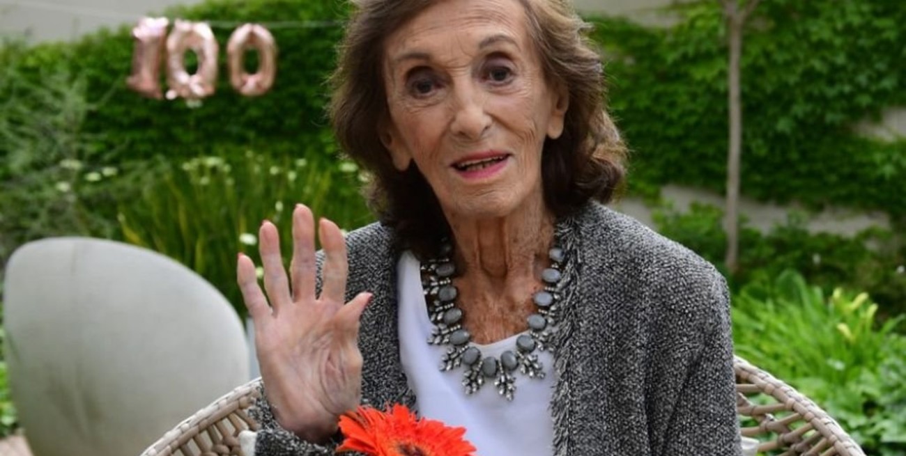La reconocida actriz Hilda Bernard cumplió 100 años
